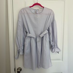 Zara Light blue Dress with Belt